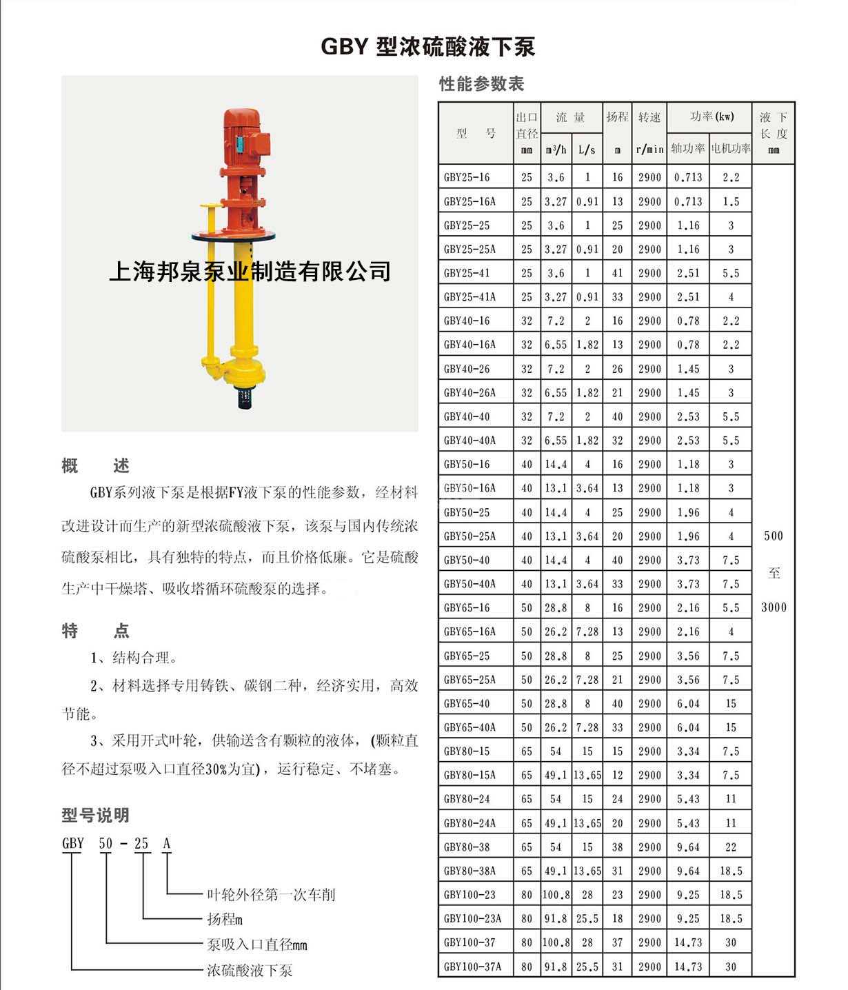 浓硫酸液下泵 吸收塔干燥塔循环浓硫酸提升泵 h2so4 pump