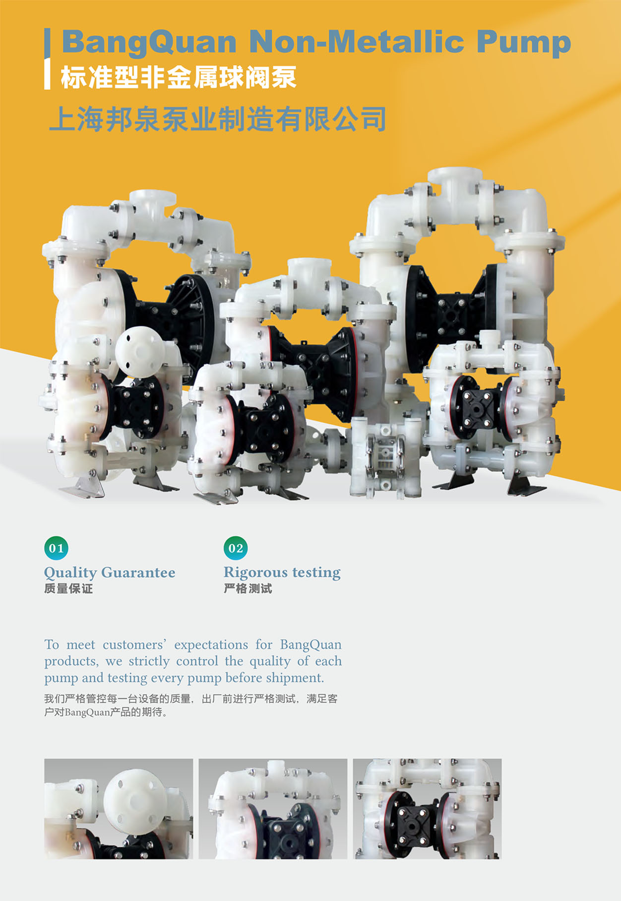 non-metallic pneumatic diaphragm pump 非金属气动隔膜泵